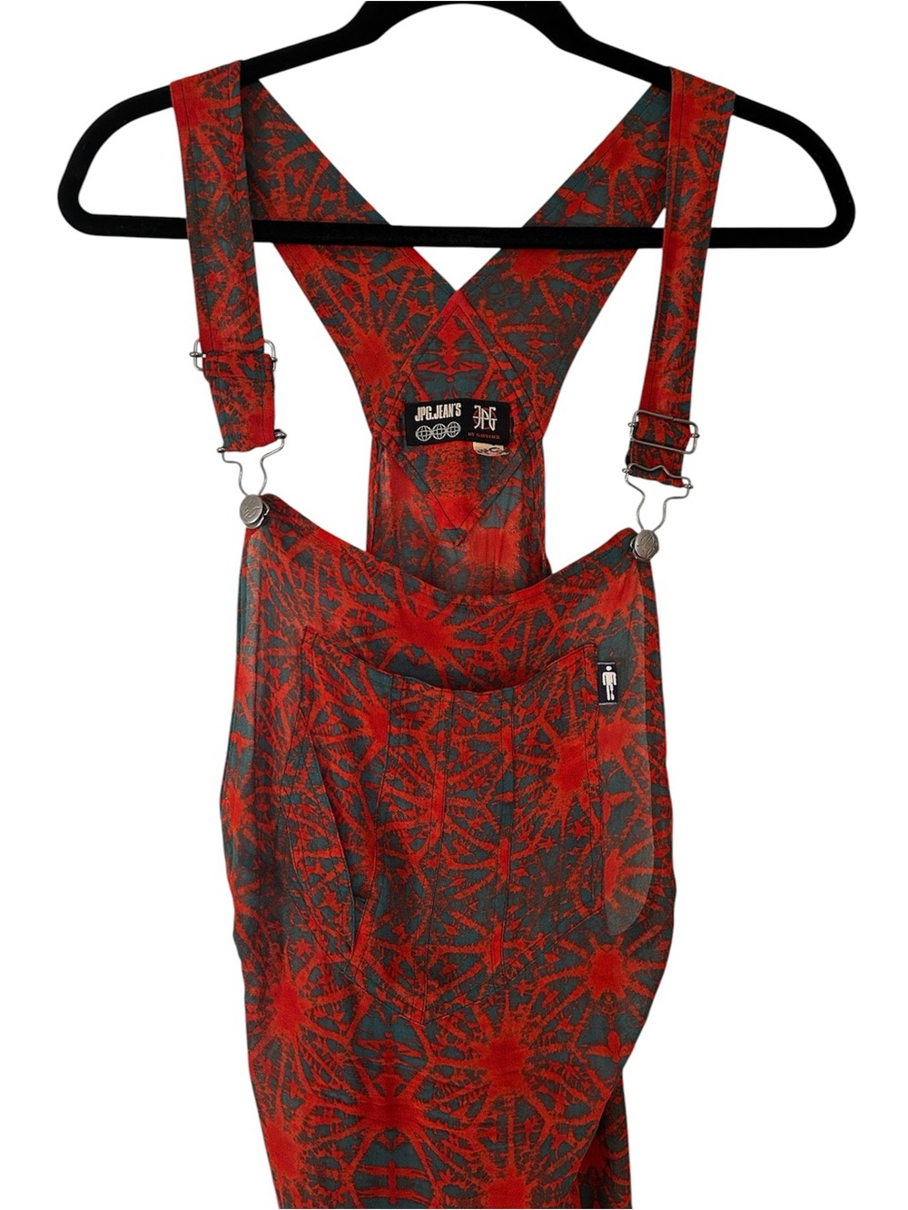 Vintage Jean Paul Gaultier (JPG Jeans line) Y2K Pinafore Asymmetrical Dress